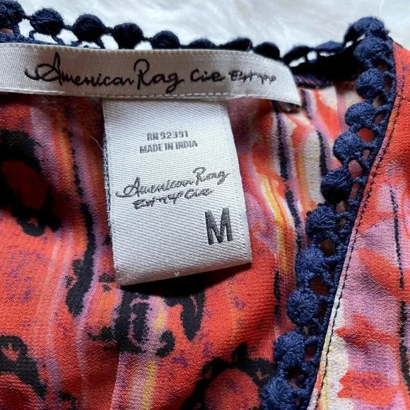 American Rag Floral Open Cardigan Size Medium - Picture 3 of 10